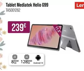 Oferta de Tablet Mediatek Helio G99 TA5001262 por 239€ en MR Micro