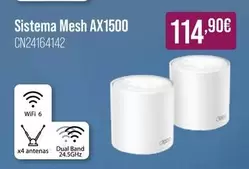 Oferta de Sistema -  Mesh Ax1500 por 114,9€ en MR Micro