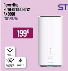 Oferta de Wifi - Powerline Powerl1000euv2 Ax3000 por 199€ en MR Micro