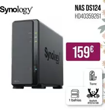 Oferta de Synology - Nas Ds124 por 159€ en MR Micro