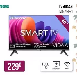 Oferta de Hisense - Tv  por 229€ en MR Micro