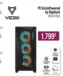 Oferta de Vizzio - Pc Powered By Gigabyte por 1799€ en MR Micro