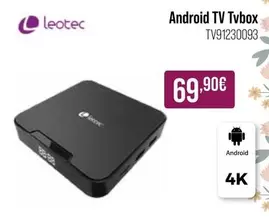 Oferta de LEeotec - Android Tv Tvbox por 69,9€ en MR Micro