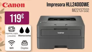 Oferta de Canon - Impresora  por 119€ en MR Micro