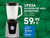 Oferta de Ufesa - Batidora De Vaso Moonstone por 59,99€ en Worten