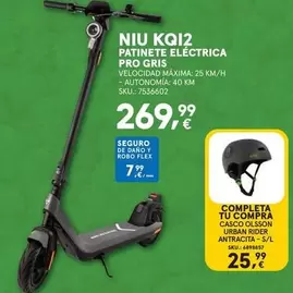 Oferta de Flex - Patinete Eléctrica Pro Gris por 269,99€ en Worten