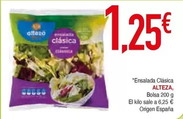 Oferta de Alteza - Ensalada Clasica por 1,25€ en Masymas