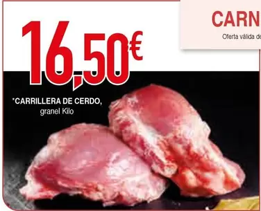 Oferta de Carrillera De Cerdo por 16,5€ en Masymas