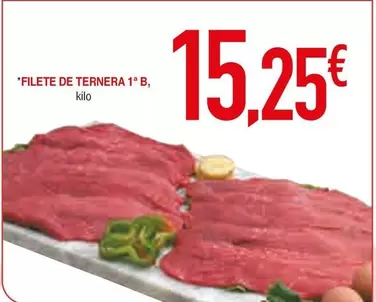 Oferta de Filete De Ternera por 15,25€ en Masymas