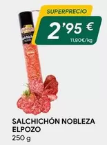 Oferta de Elpozo - Salchichon Nobleza por 2,95€ en Masymas