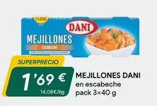 Oferta de Dani - Mejillones por 1,69€ en Masymas