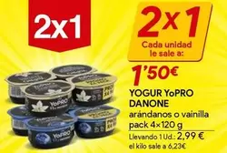 Oferta de Danone - Yogur Yopro por 1,5€ en Masymas