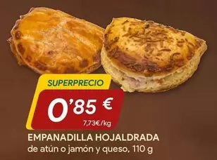 Oferta de Empanadilla Hojaldrada por 0,85€ en Masymas