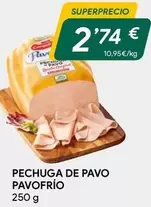 Oferta de Pavofrío - Pechuga De Pavo por 2,74€ en Masymas