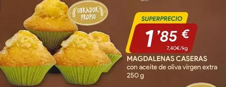 Oferta de Obrador - Magdalenas Caseras por 1,85€ en Masymas