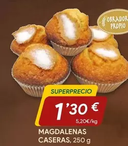 Oferta de Obrador - Magdalenas Caseras por 1,3€ en Masymas