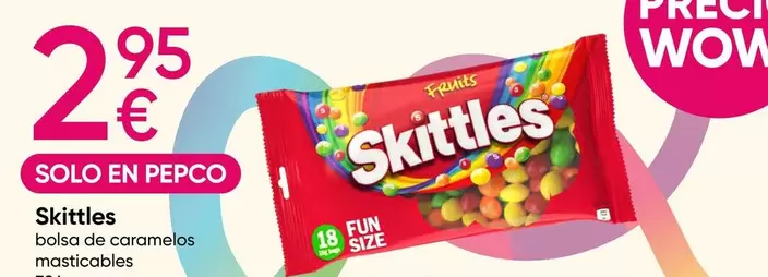 Oferta de Solo - Skittles por 2,95€ en Pepco