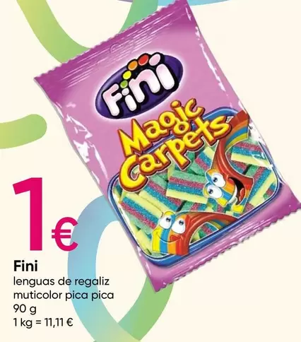 Oferta de Fini - Lenguas De Regaliz por 1€ en Pepco