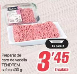 Oferta de Tendrem - Preparat De Carn De Vedella por 3,45€ en SPAR Fragadis