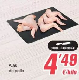 Oferta de Alas De Pollo por 4,49€ en SPAR Fragadis