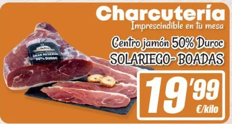 Oferta de Duroc - Centro Jamon 50% Duroc por 19,99€ en SPAR Fragadis