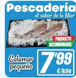 Oferta de El Sabor - Calamar Pequeno por 7,99€ en SPAR Fragadis