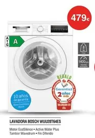 Oferta de Bosch - Lavadora WUU28T64ES por 479€ en Milar