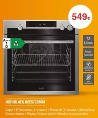 Oferta de AEG - Horno Bse572360m por 549€ en Milar