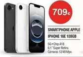 Oferta de Apple - Iphone 16e 128gb por 709€ en Milar