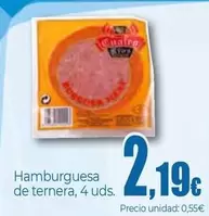 Oferta de Hamburguesa De Ternera por 2,19€ en Unide Market