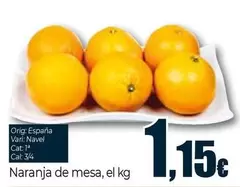 Oferta de Naranja De Mesa por 1,15€ en Unide Supermercados