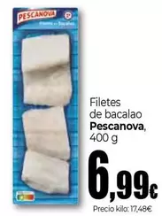 Oferta de Pescanova - Filetes De Bacalao por 6,99€ en Unide Supermercados