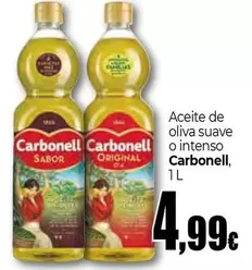 Oferta de Carbonell - Aceite De Oliva Suave O Intenso por 4,99€ en Unide Supermercados