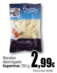 Oferta de Supermar - Bacalao Desmigado por 2,99€ en Unide Supermercados