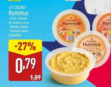 Oferta de La Cocina - Hummus por 0,79€ en ALDI