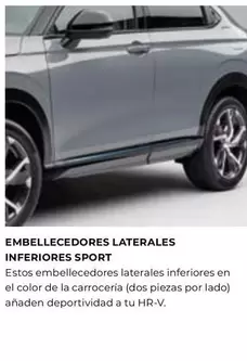 Oferta de Embellecedores Laterales Inferiores Sport en Honda