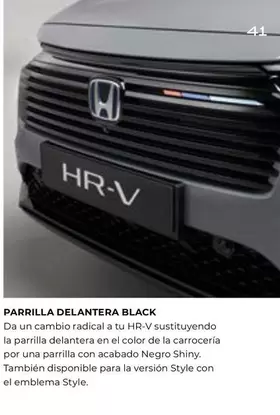 Oferta de Parrilla Delantera Black en Honda