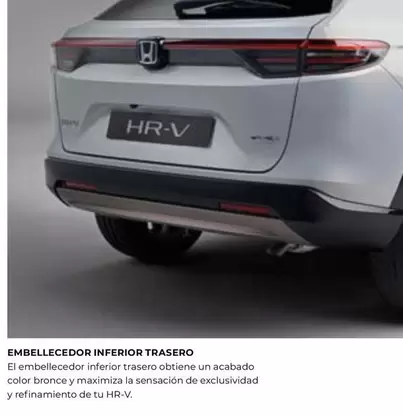 Oferta de Embellecedor Inferior Trasero en Honda