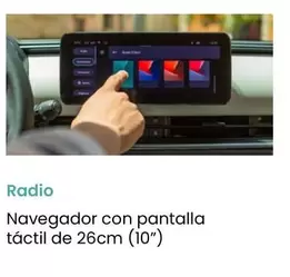 Oferta de Radio/ Navegador Con Pantalla Tactil De 26Cm en Fiat