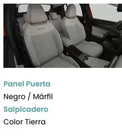 Oferta de Panel Puerta Negro / Marfil en Fiat