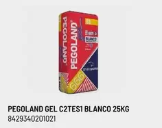 Oferta de Blanco - Pegoland Gel C2TES 1  25KG en Brico Depôt