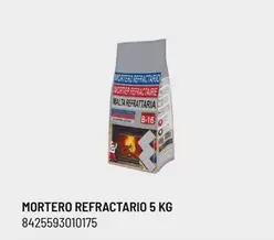 Oferta de Malta - Mortero Refractario 5 Kg en Brico Depôt