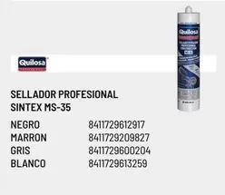 Oferta de Quilosa - Sellador Profesional Sintex Ms-35 en Brico Depôt