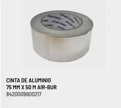 Oferta de Cinta De Aluminio 75 Mm X 50 M Air-bur en Brico Depôt