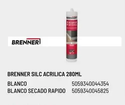 Oferta de Brenner -  Silc Acrilica 280ml Blanco en Brico Depôt