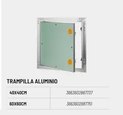 Oferta de Trampilla Aluminio en Brico Depôt