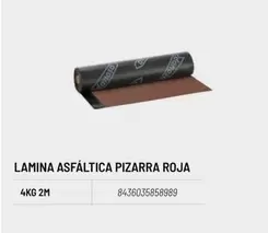 Oferta de Lamina Asfaltica Pizarra Roja en Brico Depôt