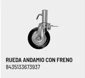 Oferta de Rueda - Rueda Andamio Con Freno en Brico Depôt