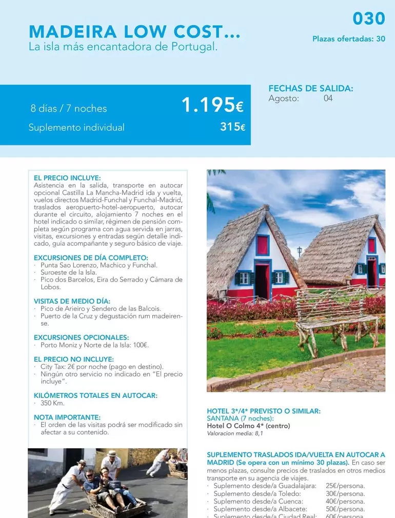 Oferta de Madeira Low Cost por 1195€ en Nautalia Viajes