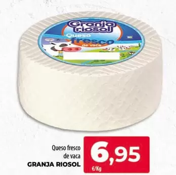 Oferta de Granja Riosol - Queso Fresco De Vaca por 6,95€ en Spar Tenerife